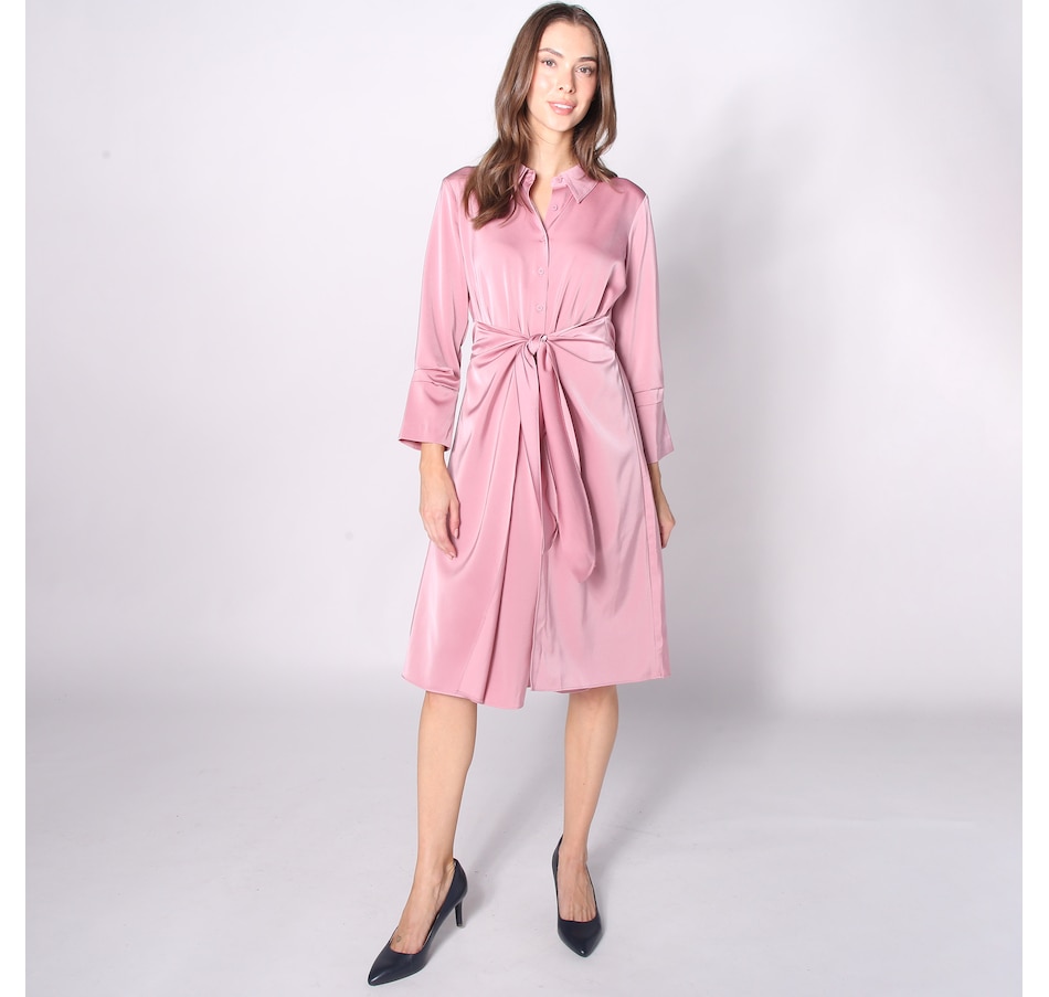 Image 242416_MVE.jpg, Product 242-416 / Price $55.33, Tash & Sophie Isabella Front Tie Shirt Dress from Tash & Sophie on TSC.ca's Fashion department