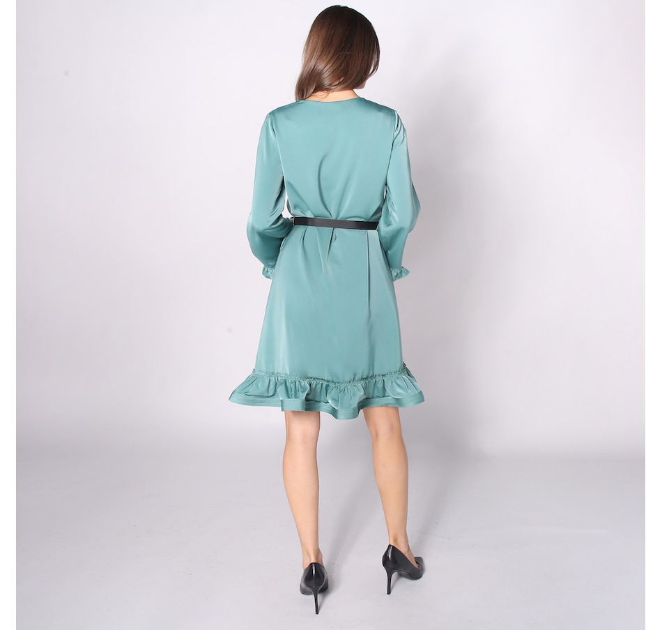 Image 242419_ALTMORE1.jpg, Product 242-419 / Price $55.33, Tash & Sophie Harper Long Sleeve Ruffle Dress with Grossgrain Tie Front from Tash & Sophie on TSC.ca's Fashion department
