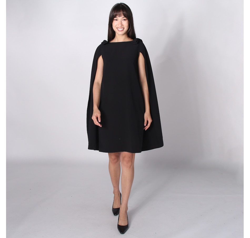 Image 242420_BLK.jpg, Product 242-420 / Price $59.33, Tash & Sophie Mila Cape Mini Dress from Tash & Sophie on TSC.ca's Fashion department