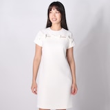 Tash & Sophie Trina Short Sleeve Bow Cutout Mini Dress