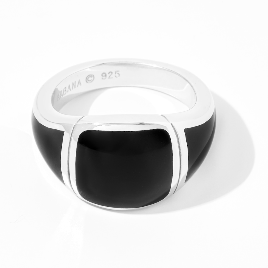Image 242480_ONY.jpg, Product 242-480 / Price $299.33, Kabana Sterling Silver Men's Ring with Solid Inlay from Kabana Jewellery on TSC.ca's Jewellery department