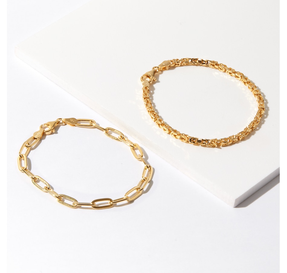 Image 242483_ALTMORE1.jpg, Product 242-483 / Price $189.99, Silver Gallery Sterling Silver Milano Stack Bracelets (set of 2) from Silver Gallery on TSC.ca's Jewellery department