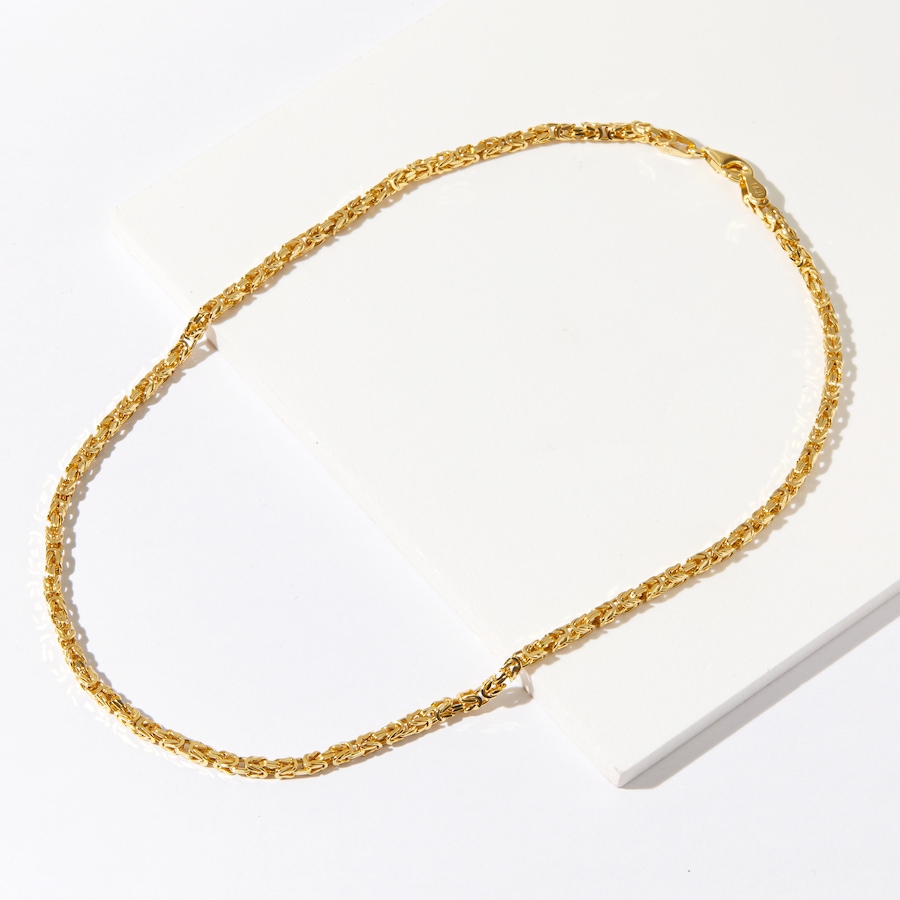 Image 242486_YGP.jpg, Product 242-486 / Price $189.88, Silver Gallery Sterling Silver Squared Byzantine Necklace from Silver Gallery on TSC.ca's Jewellery department
