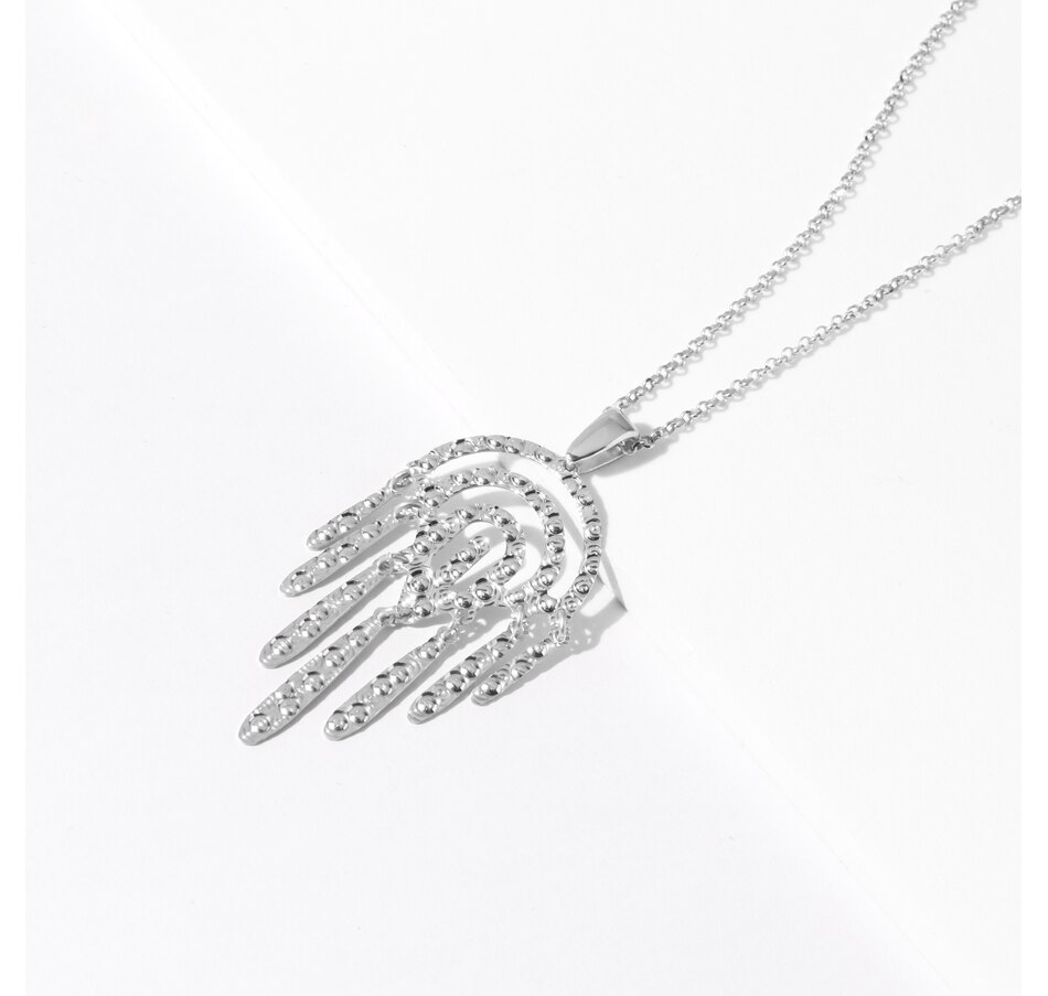 Image 242496_SIL.jpg, Product 242-496 / Price $89.33, Silver Gallery Sterling Silver Chandelier Pendant with Chain from Silver Gallery on TSC.ca's Jewellery department