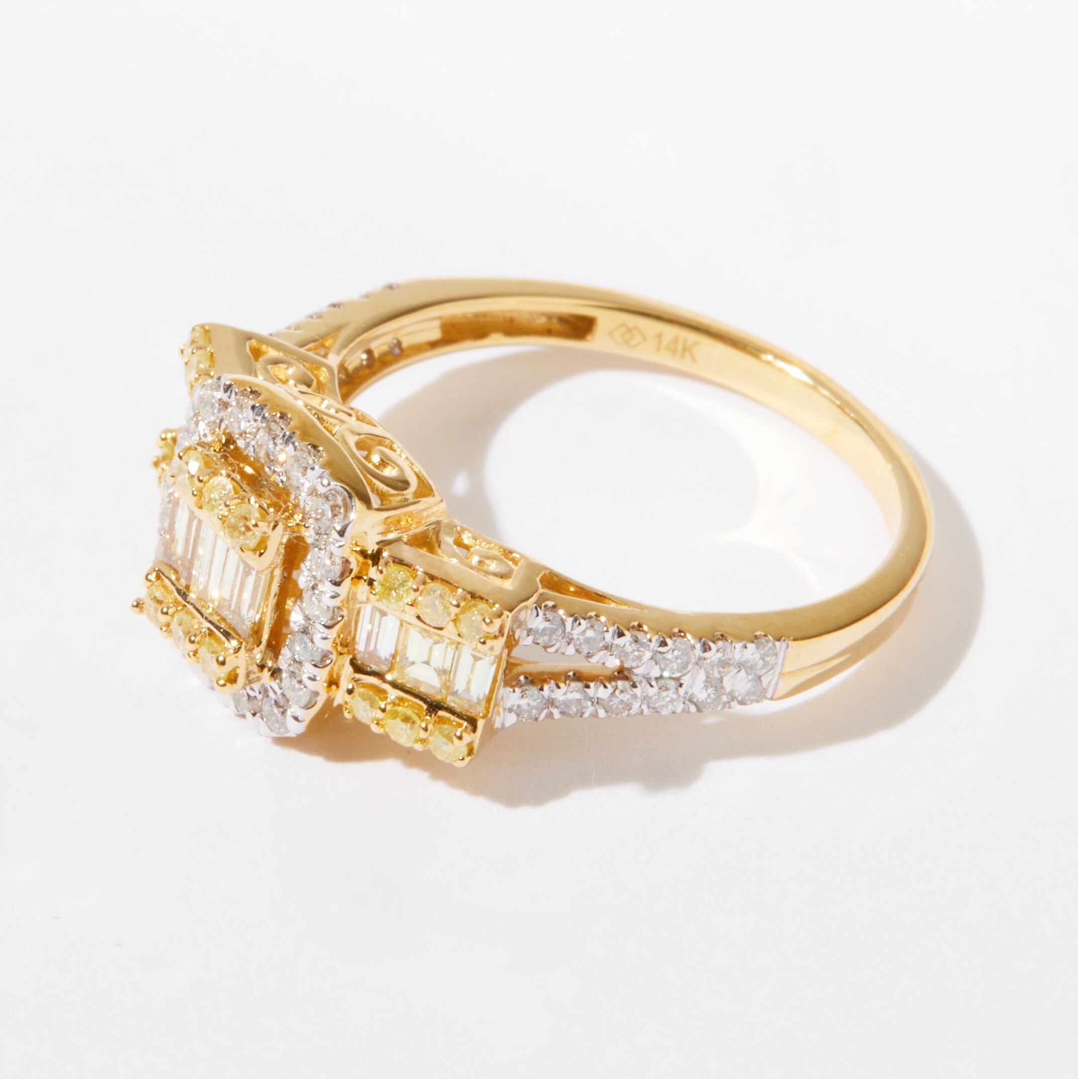 Jewellery - Rings - Diamond Show 14K Yellow Gold 1.00 ctw Yellow
