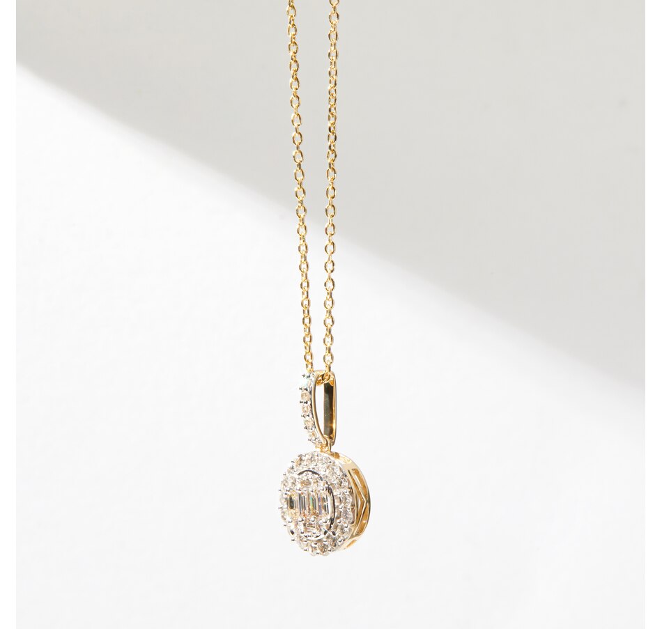 Image 242525_ALTMORE1.jpg, Product 242-525 / Price $649.33, Diamond Show 14K Gold 0.50 ctw White Diamond Pendant with Chain from Diamond Show on TSC.ca's Jewellery department