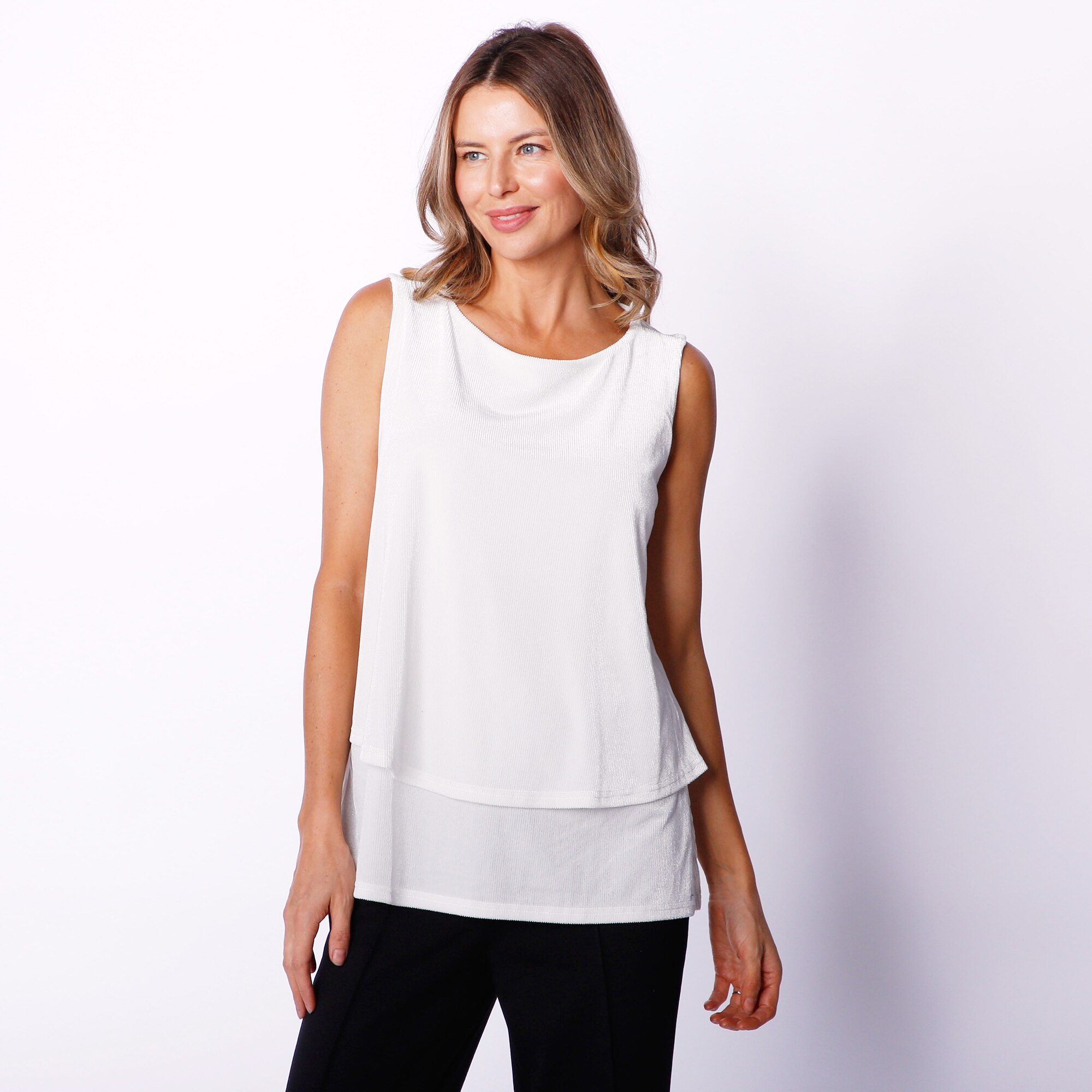 Diane Gilman Lurex Velvet Easy Tank