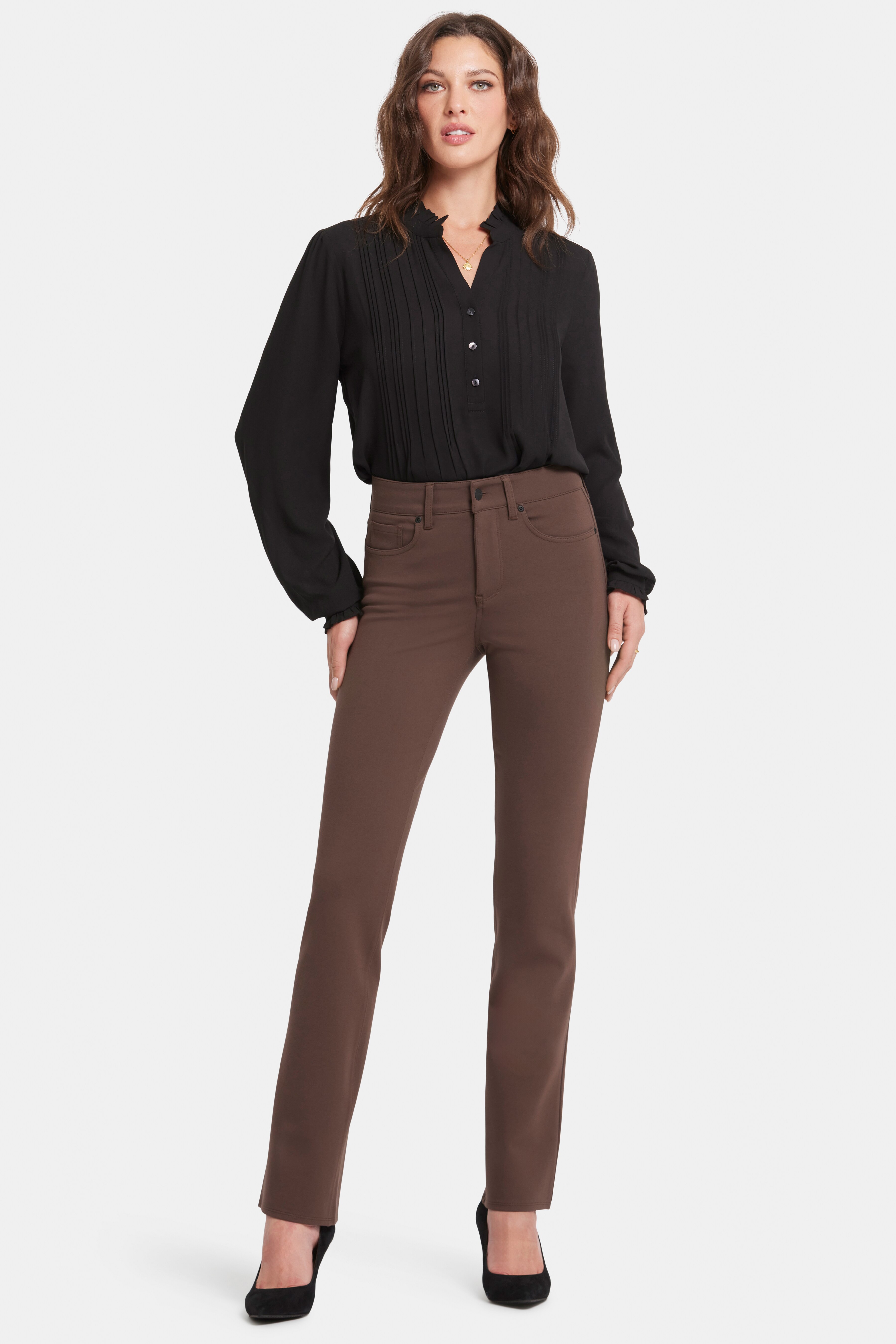 NYDJ Marilyn Straight 5 Pocket Ponte Pant - TSC.ca