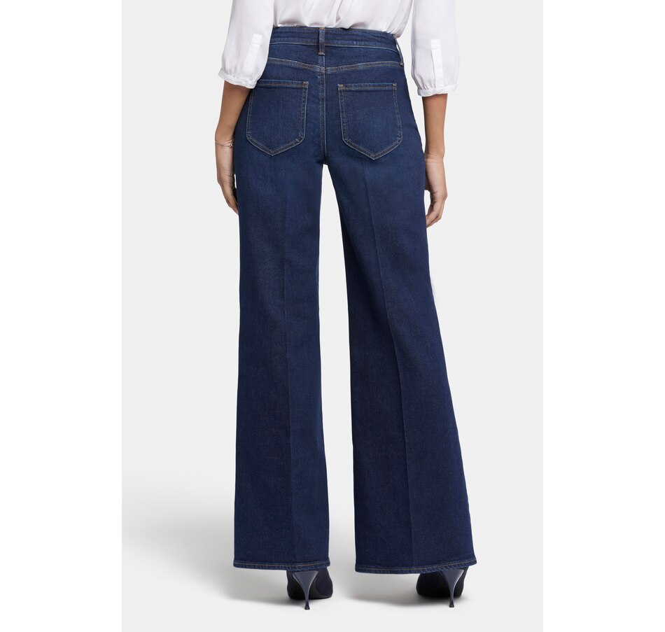 Mia Palazzo Jeans With High Rise - Fairmont Blue | NYDJ