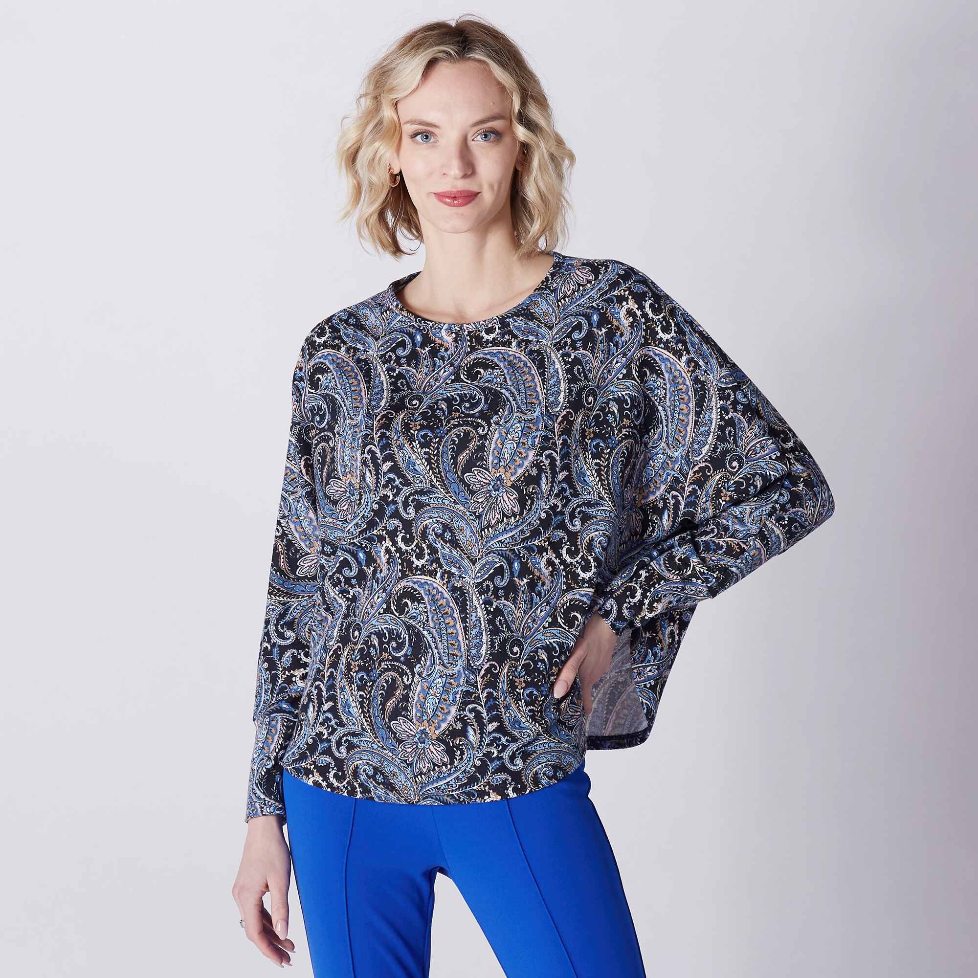 Kim & Co. Soft Touch Poncho Top