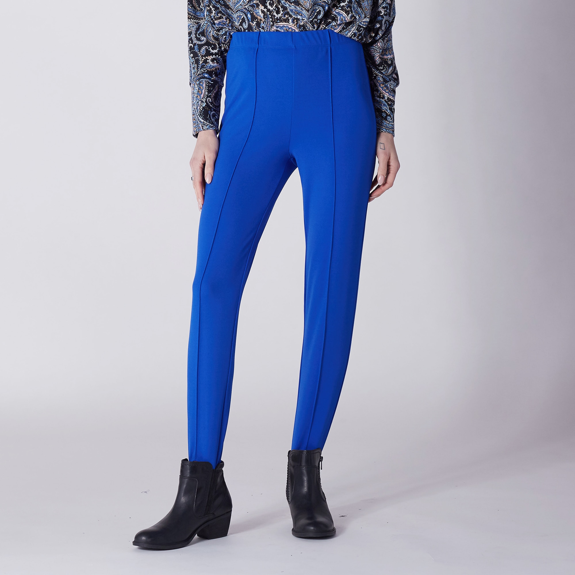 Kim & Co. Ponte Crepe Stirrup Pant