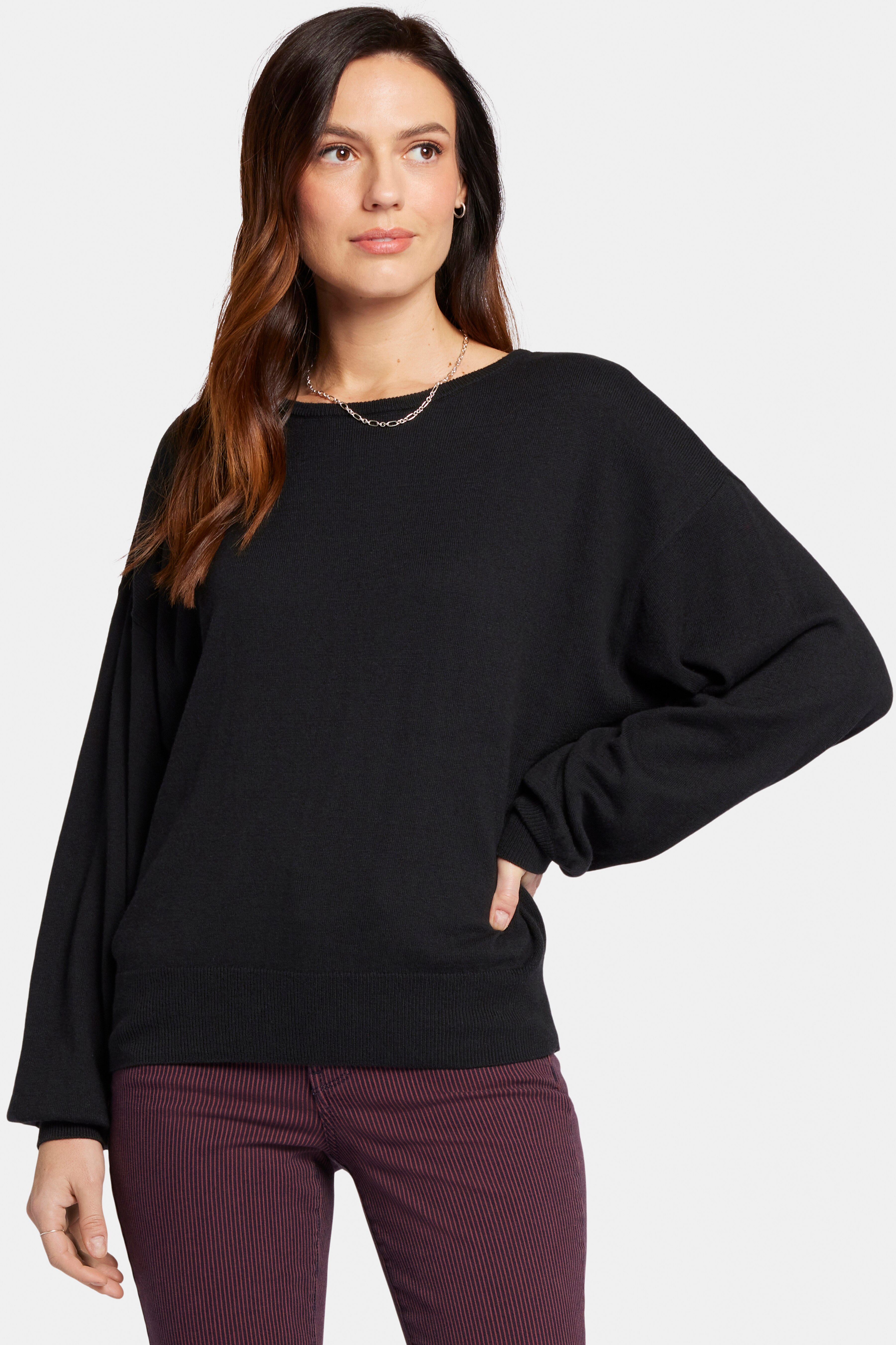 Boat neck hot sale sweatshirt