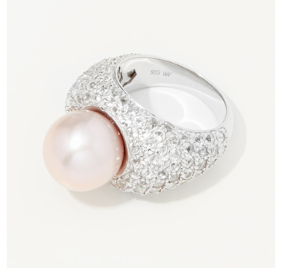 Jewellery - Rings - Roz Kwan Sterling Silver Pink Fresh Water Pearl ...