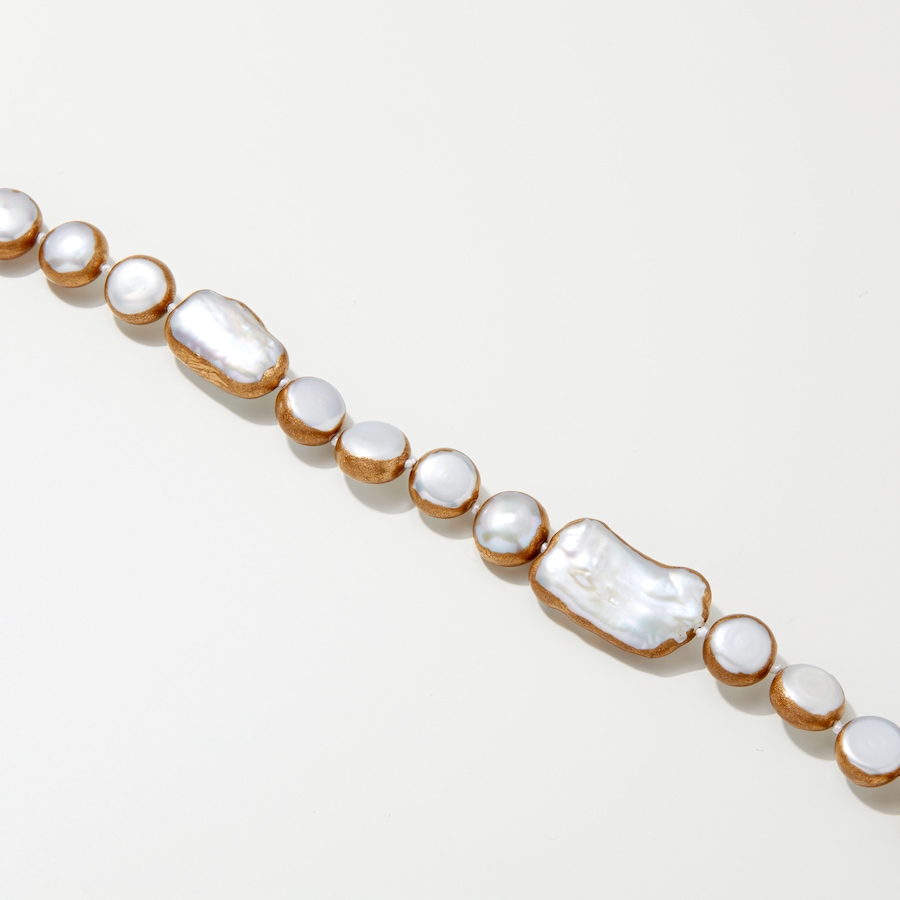 Image 242741_ALTMORE1.jpg, Product 242-741 / Price $199.88, Roz Kwan Multi Size Biwa Fresh Water Pearl Nuggets Copper Edge Necklace from Roz Kwan Jewellery Collection on TSC.ca's Jewellery department