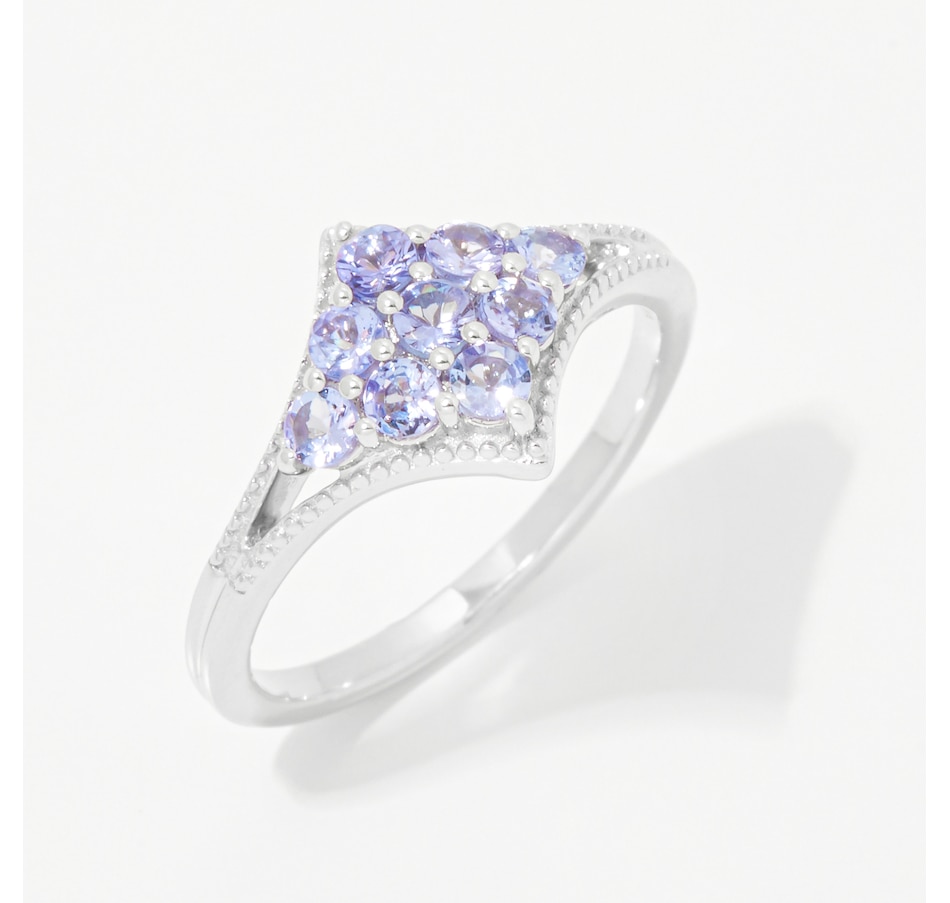 Image 242776.jpg, Product 242-776 / Price $99.99, Gem Reflections Sterling Silver 0.50 av. ctw 2.5mm Round Shape Tanzanite Ring from Gem Reflections on TSC.ca's Jewellery department