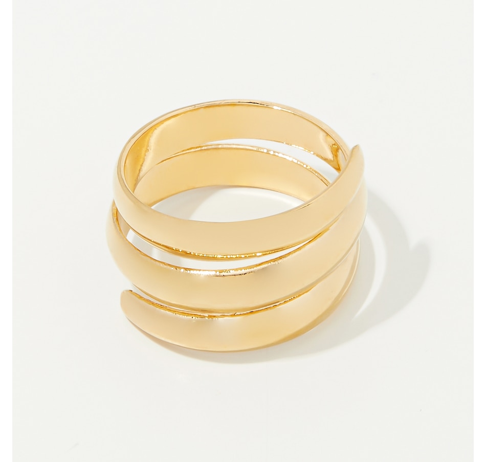 Image 242792_ALTMORE1.jpg, Product 242-792 / Price $49.88, Bronzoro Yellow Gold Plate High Polished Wrap Ring from Bronzoro on TSC.ca's Jewellery department