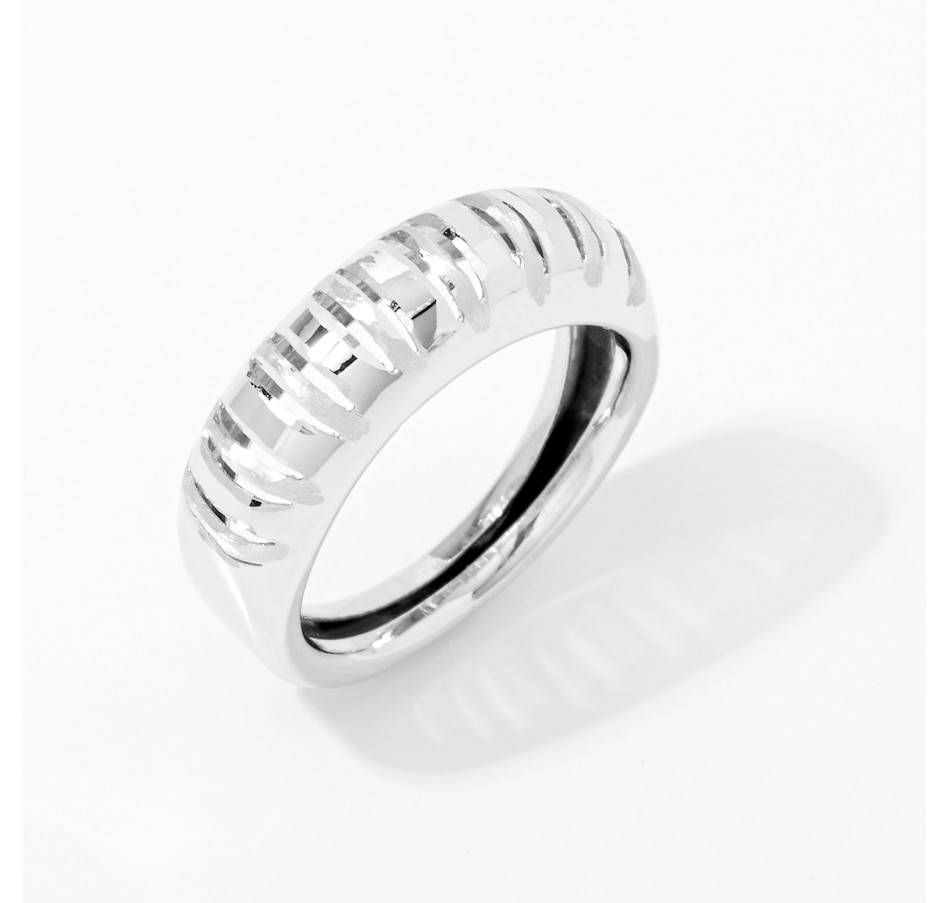 Image 242891_WGL.jpg, Product 242-891 / Price $979.99, UNOAERRE 18K Gold Domed Satin Polished Cut Out Ring from UnoAErre Jewellery on TSC.ca's Jewellery department