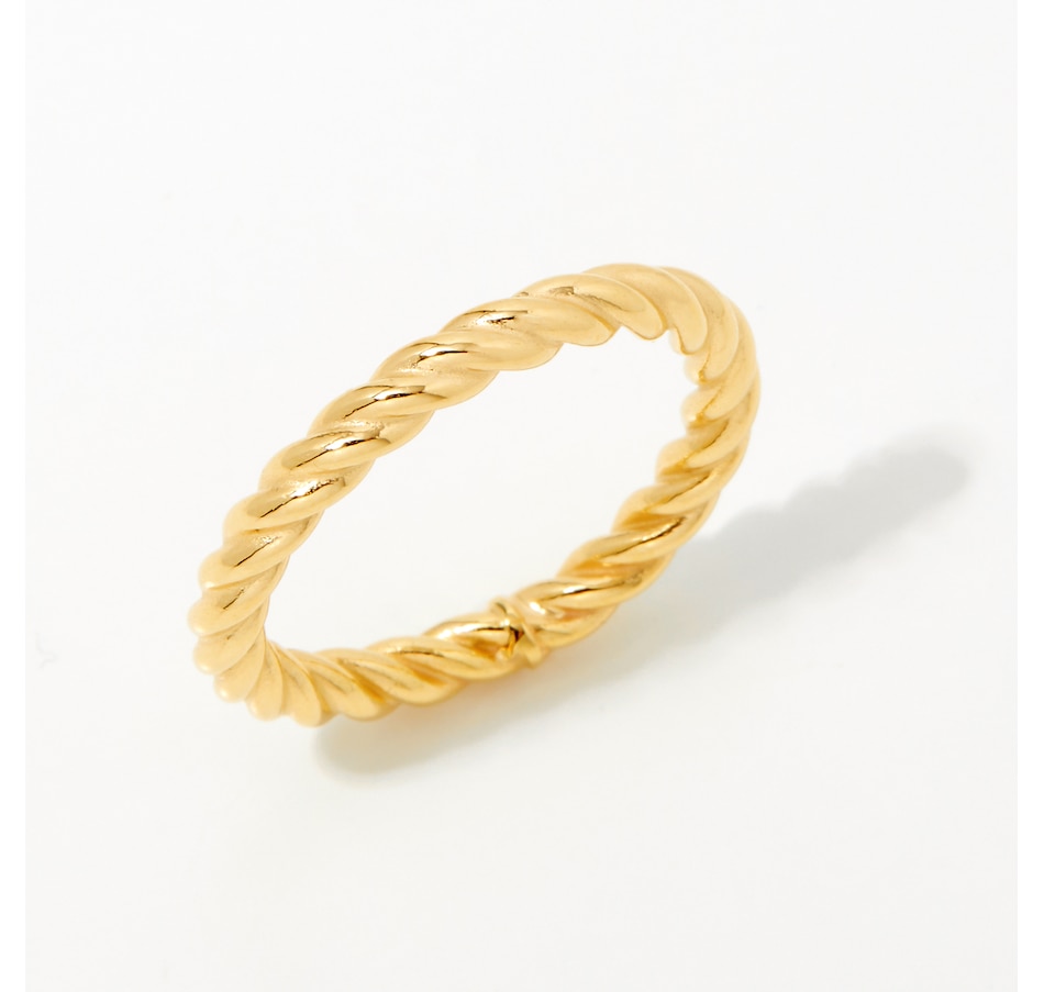 Jewellery - Rings - Stefano Oro 14K Gold Twist Design Ring - Online ...