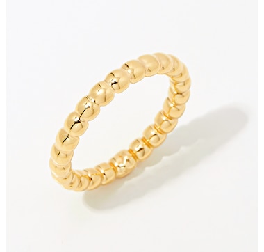 Stefano Oro 14K Yellow Gold Bead Ring