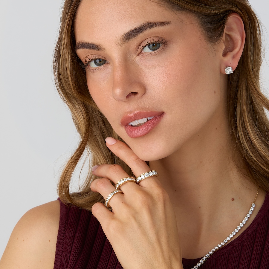 Image 242974_ALTMORE201.jpg, Product 242-974 / Price $799.33 - $1,899.33, EVERA Diamonds 14K Gold Semi-Eternity Diamond Band from Evera Diamonds on TSC.ca's Jewellery department