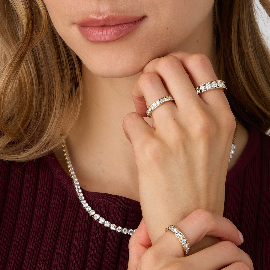 Image 242974_ALTMORE202.jpg, Product 242-974 / Price $799.33 - $1,899.33, EVERA Diamonds 14K Gold Semi-Eternity Diamond Band from Evera Diamonds on TSC.ca's Jewellery department