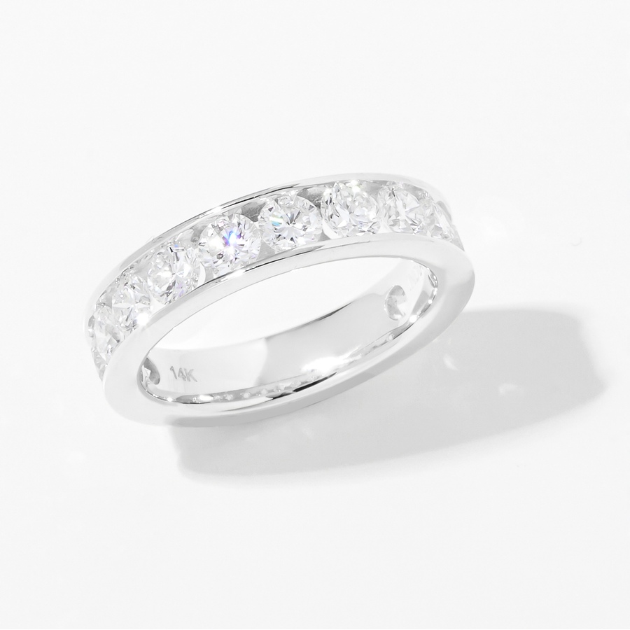 Image 242974_WG225.jpg, Product 242-974 / Price $899.88 - $1,899.88, EVERA Diamonds 14K Gold Semi-Eternity Diamond Band from Evera Diamonds on TSC.ca's Jewellery department