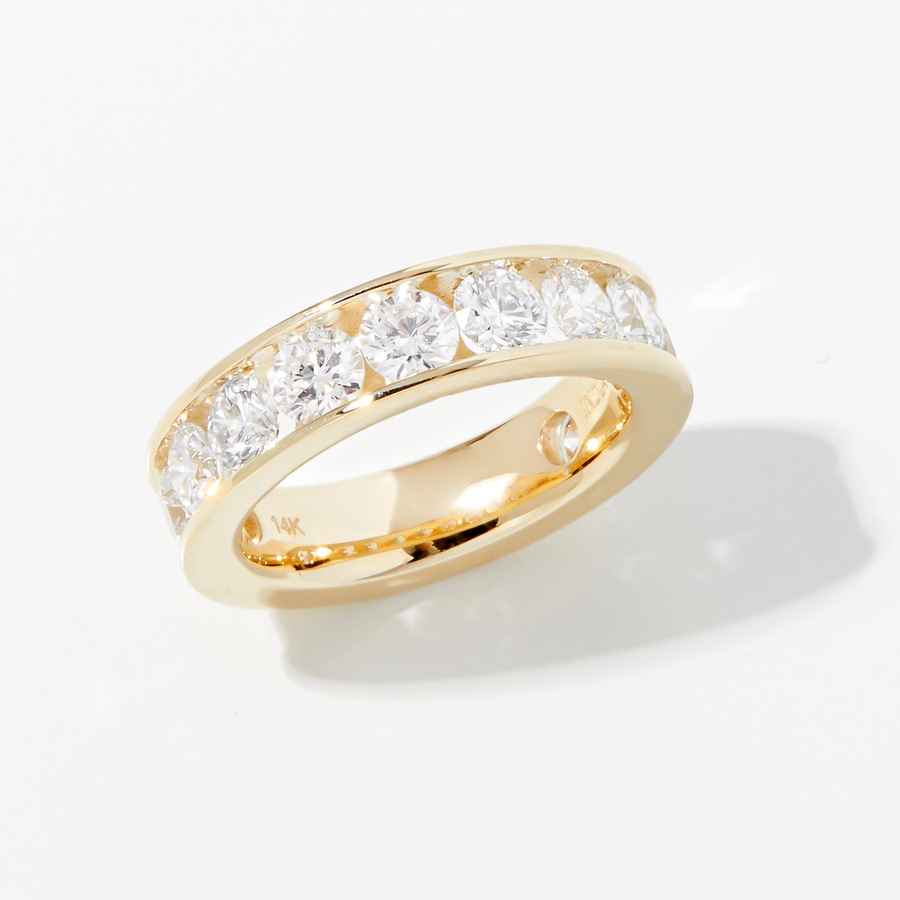 Image 242974_YG325.jpg, Product 242-974 / Price $899.88 - $1,899.88, EVERA Diamonds 14K Gold Semi-Eternity Diamond Band from Evera Diamonds on TSC.ca's Jewellery department
