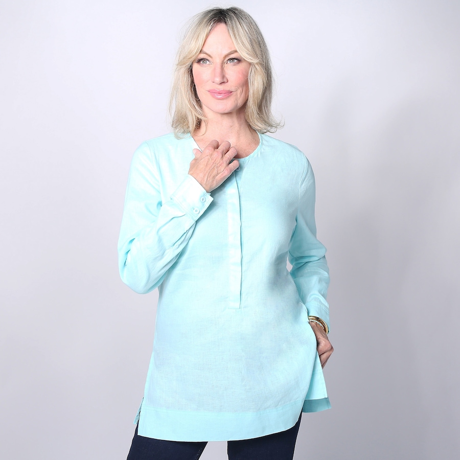 Image 243083_BMB.jpg, Product 243-083 / Price $150.00, Brian Bailey Linen Tunic Shirt from Brian Bailey on TSC.ca's Fashion department