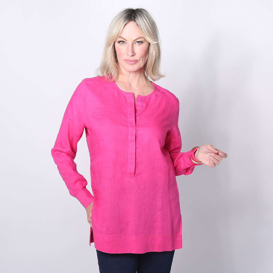 Image 243083_FUS.jpg, Product 243-083 / Price $150.00, Brian Bailey Linen Tunic Shirt from Brian Bailey on TSC.ca's Fashion department