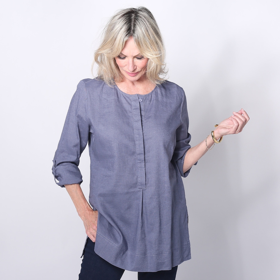 Image 243083_SB.jpg, Product 243-083 / Price $150.00, Brian Bailey Linen Tunic Shirt from Brian Bailey on TSC.ca's Fashion department