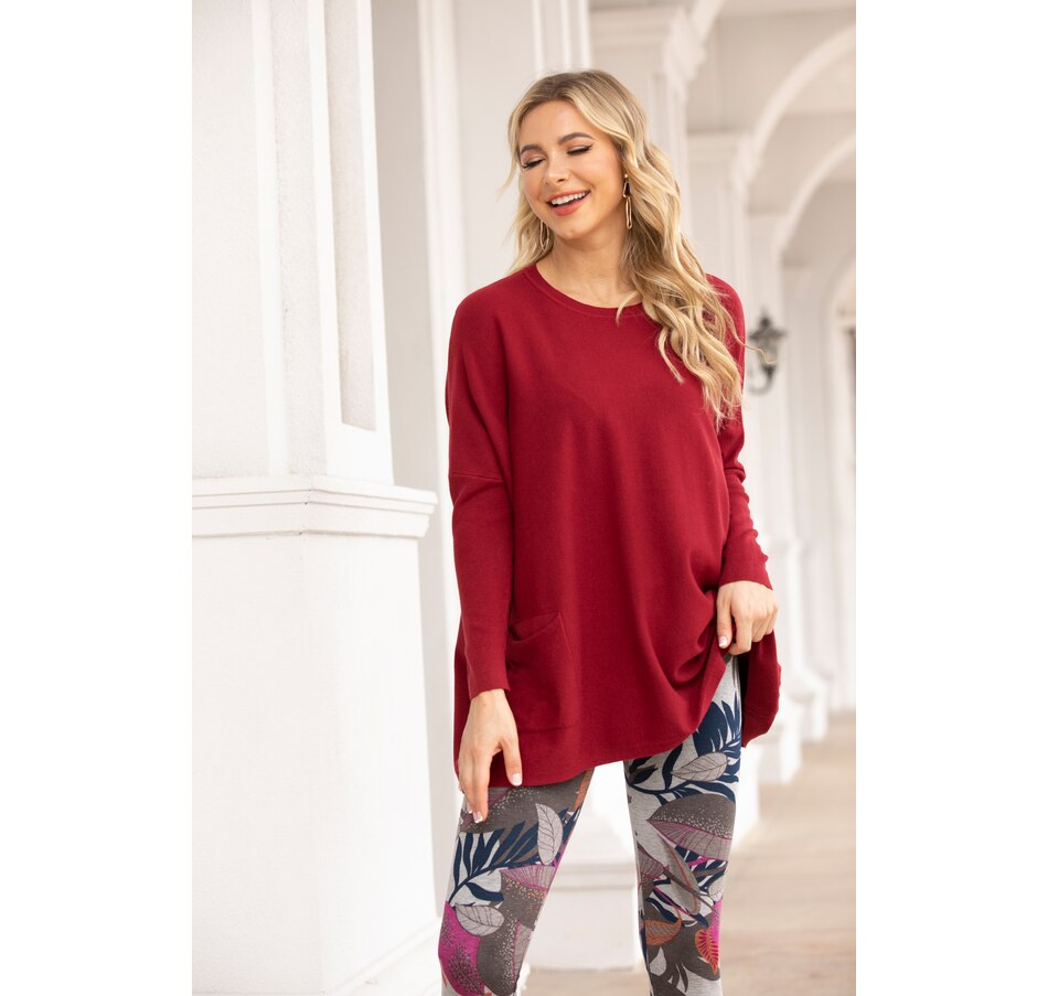 Image 243127_WIN.jpg, Product 243-127 / Price $49.88, Orange Fashion Village Cashmere Feel Tunic Top from Orange Fashion Village on TSC.ca's Fashion department