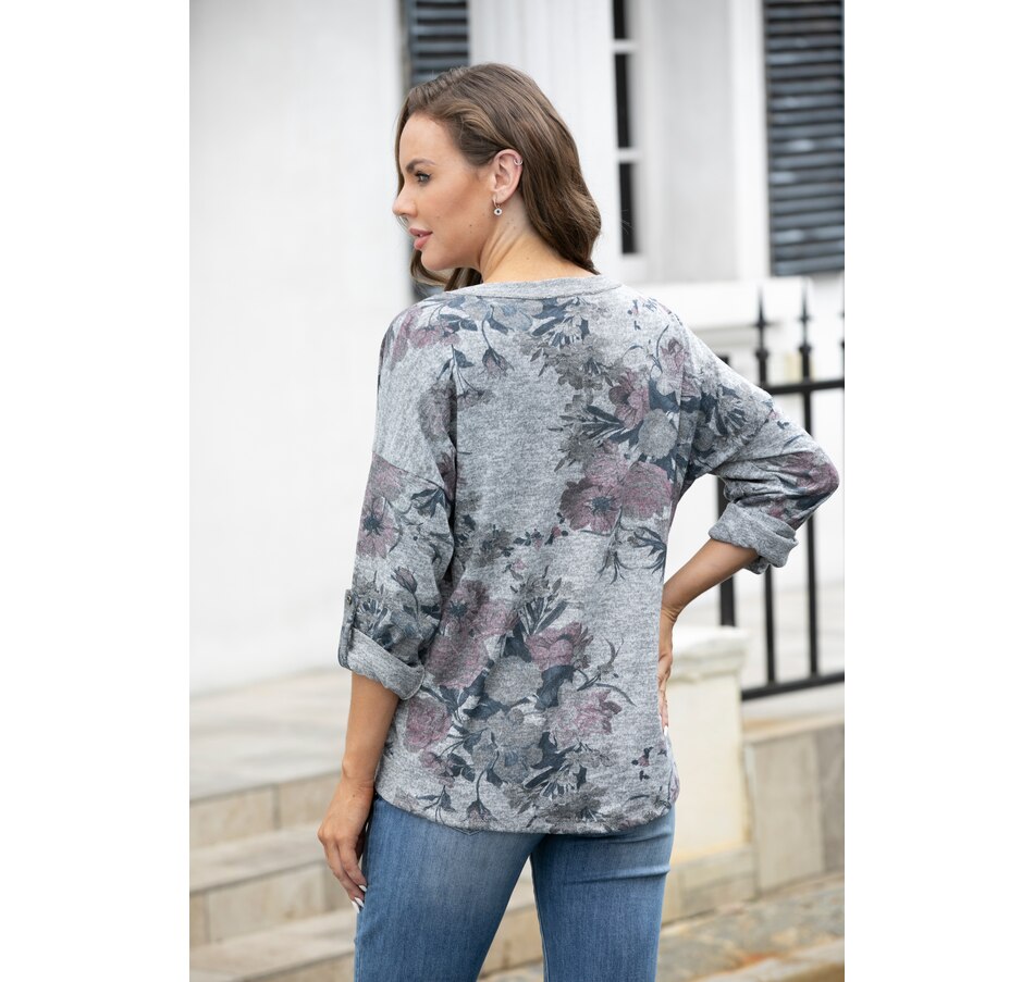 Image 243131_ALTMORE1.jpg, Product 243-131 / Price $19.33, Orange Fashion Village Pullover Top With Roll Tab Sleeves from Orange Fashion Village on TSC.ca's Fashion department