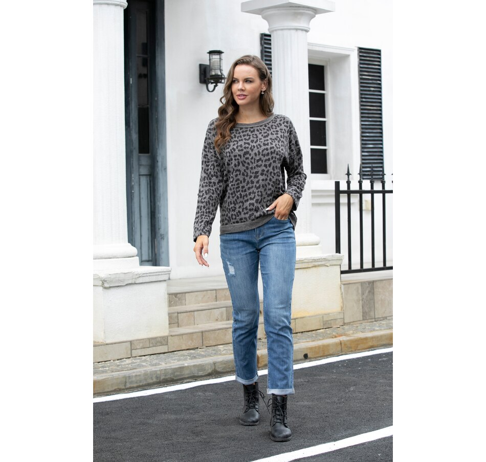 Image 243131_ALTMORE4.jpg, Product 243-131 / Price $19.33, Orange Fashion Village Pullover Top With Roll Tab Sleeves from Orange Fashion Village on TSC.ca's Fashion department