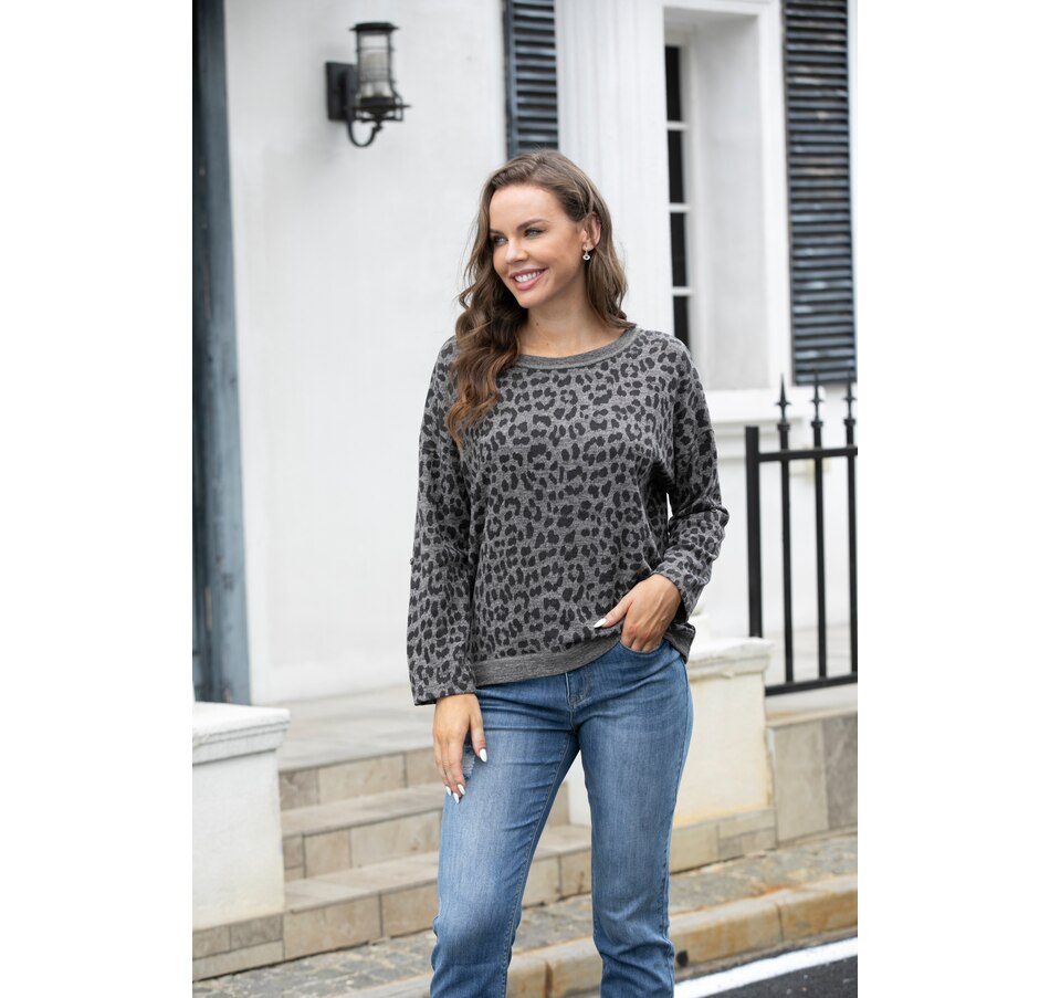 Image 243131_ALTMORE5.jpg, Product 243-131 / Price $19.33, Orange Fashion Village Pullover Top With Roll Tab Sleeves from Orange Fashion Village on TSC.ca's Fashion department