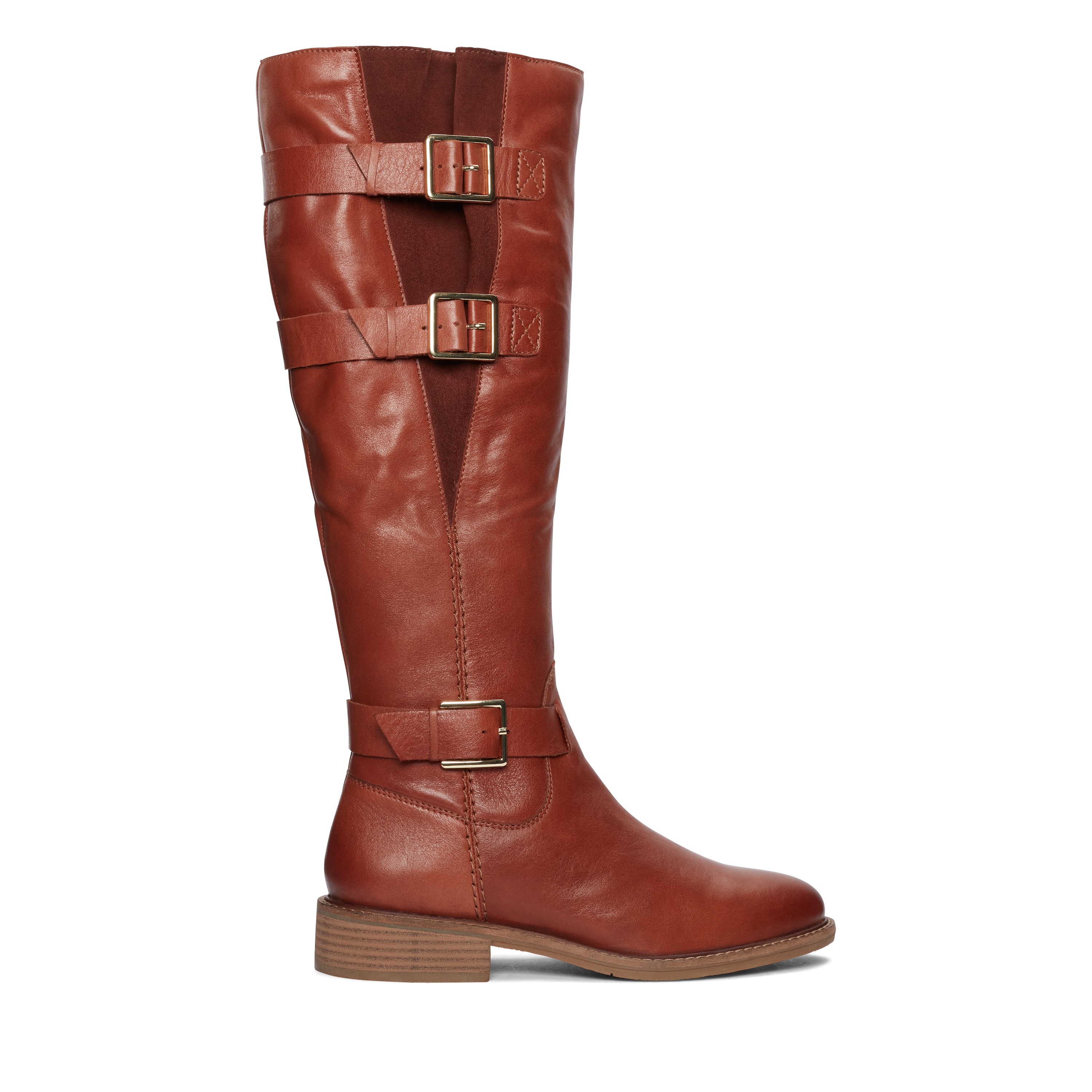 Clarks wide deals calf boots