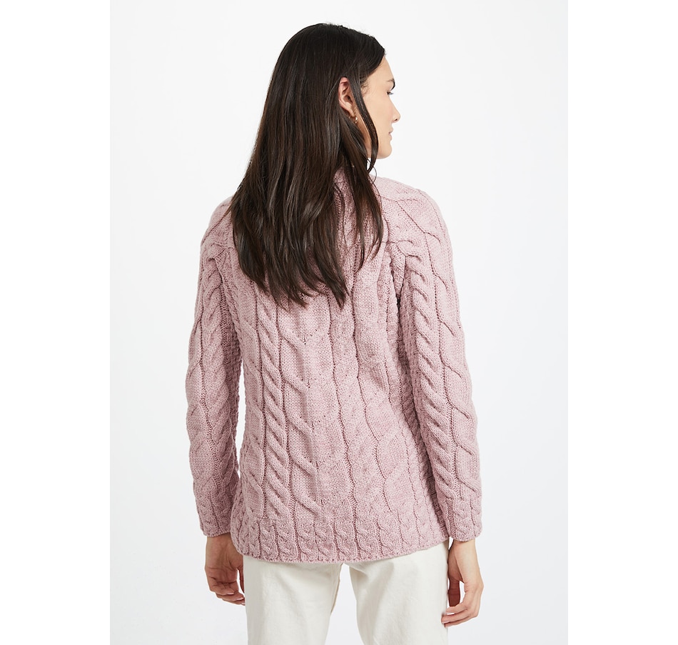 Image 243155_ALTMORE3.jpg, Product 243-155 / Price $79.33, Aran Woollen Mills Multi Cable Raglan Sleeve Sweater from Aran Woollen Mills on TSC.ca's Clothing & Shoes department