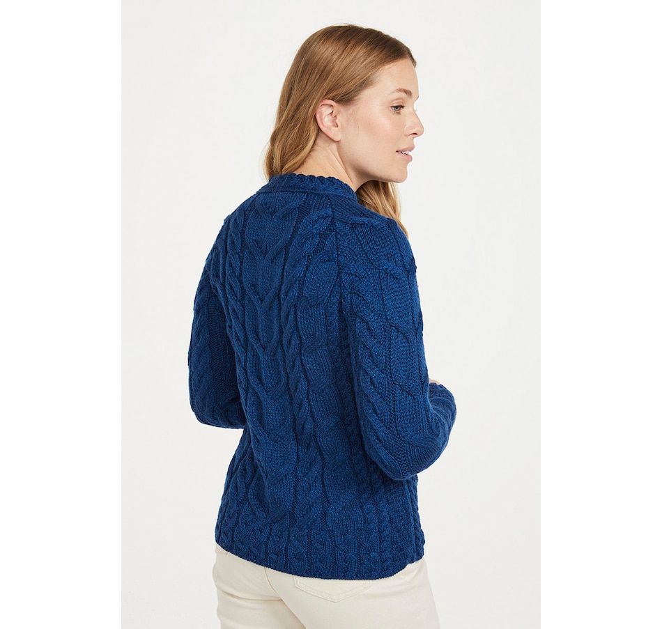 Image 243155_ALTMORE6.jpg, Product 243-155 / Price $79.33, Aran Woollen Mills Multi Cable Raglan Sleeve Sweater from Aran Woollen Mills on TSC.ca's Clothing & Shoes department