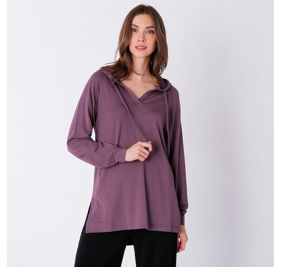 Clothing & Shoes - Tops - Sweaters & Cardigans - Sweatshirts & Hoodies -  Terrera Tracey Hoodie Tunic - Online Shopping for Canadians