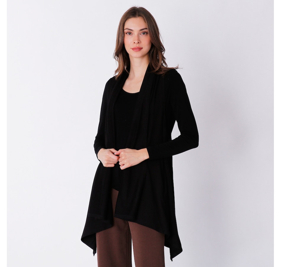 Image 243175_BLK.jpg, Product 243-175 / Price $37.33, Terrera Kenzie Draped Vest from Terrera on TSC.ca's Fashion department