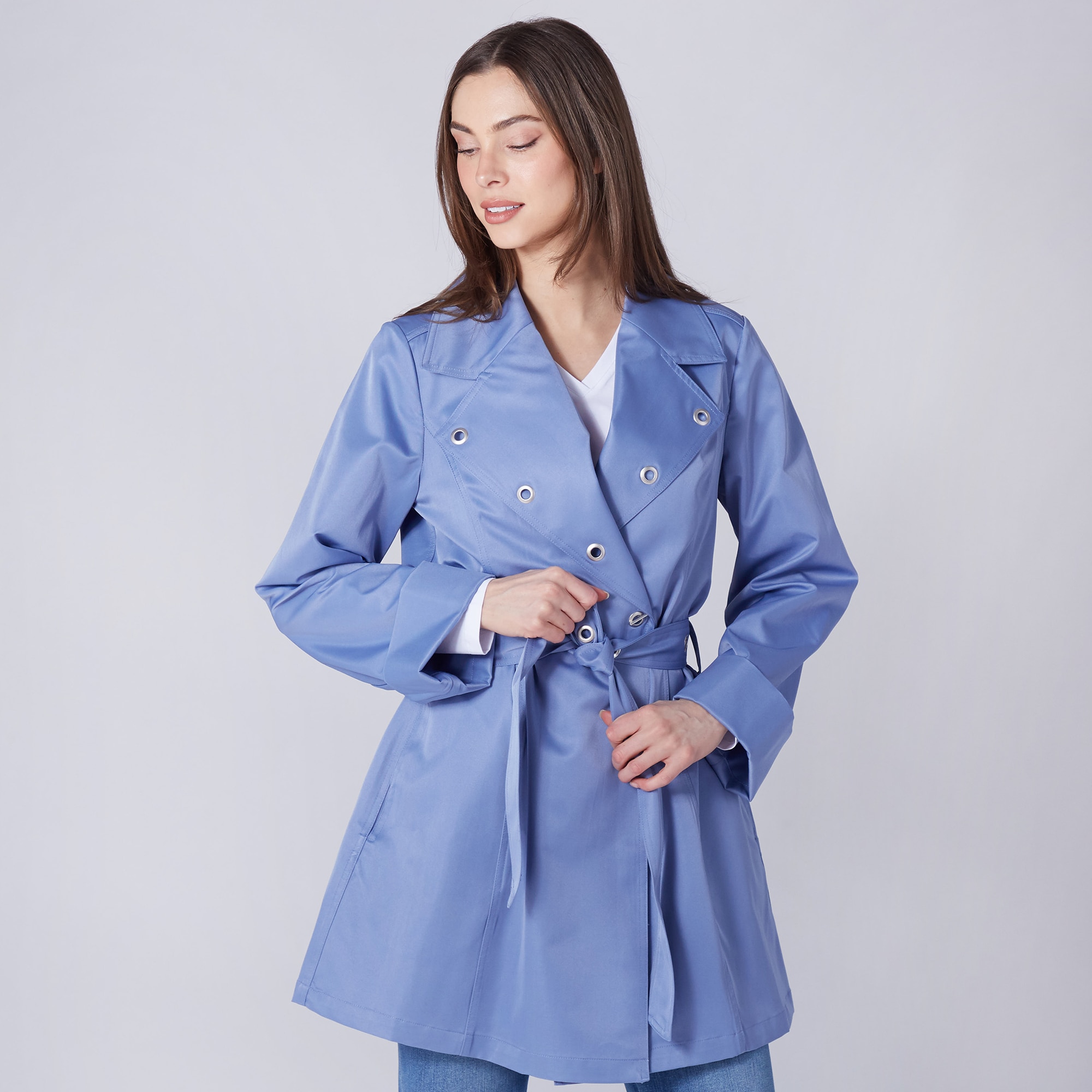 Wynne Layers Grommet Detail Trench Coat