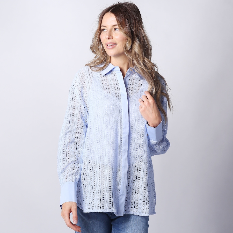 Image 243204_PLE.jpg, Product 243-204 / Price $29.33, Wynne Layers Woven Crochet Shirt from Wynnelayers on TSC.ca's Fashion department