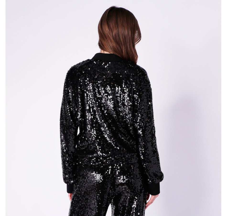 Image 243220_ALTMORE1.jpg, Product 243-220 / Price $109.33, Badgley Mischka Sequined Bomber Jacket from Badgley Mischka on TSC.ca's Fashion department