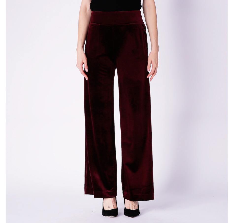 Image 243225_EGP.jpg, Product 243-225 / Price $33.33, Badgley Mischka Velvet Bootcut Trouser from Badgley Mischka on TSC.ca's Fashion department