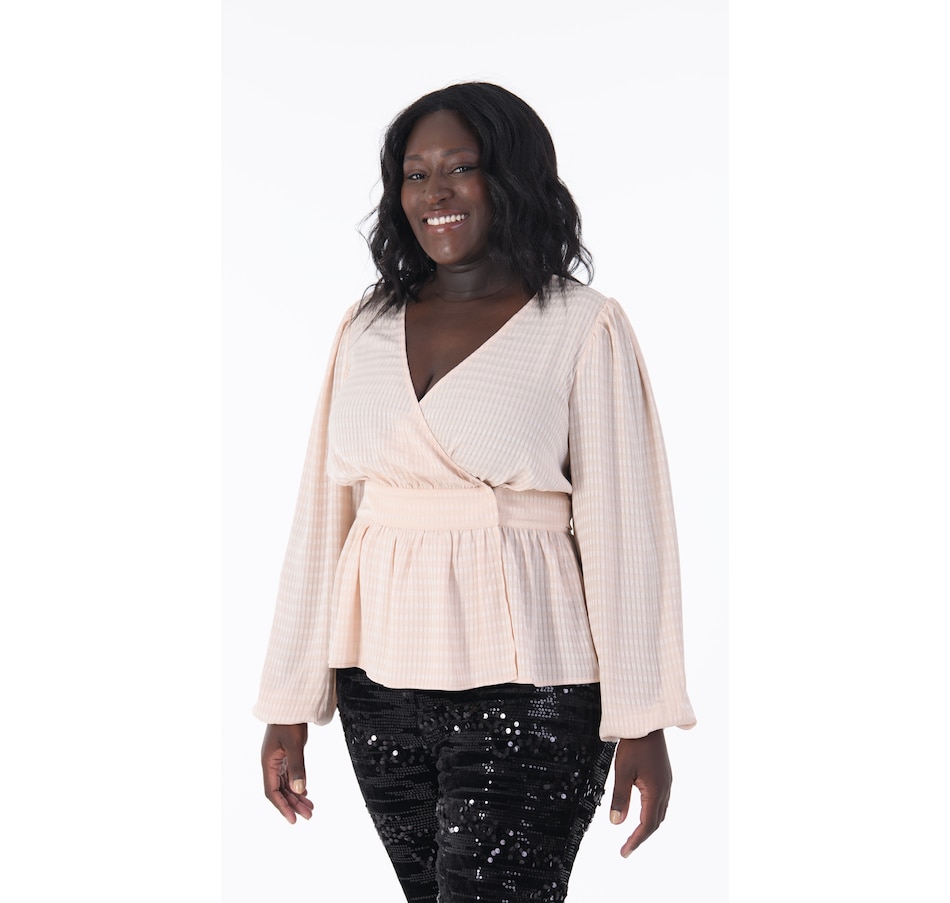 Image 243275_BUH.jpg, Product 243-275 / Price $19.33, Modern Identity Wrap Blouse from Modern Identity on TSC.ca's Fashion department