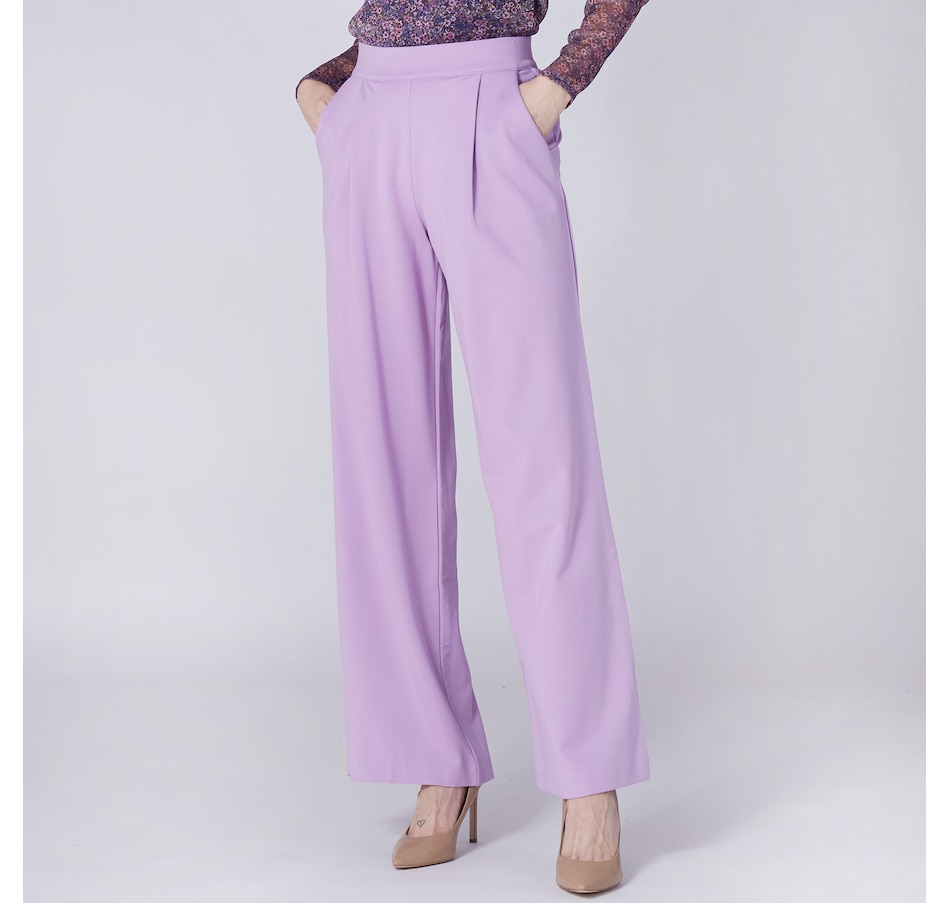 Clothing & Shoes - Bottoms - Pants - Crystal Kobe Pleated Trouser ...