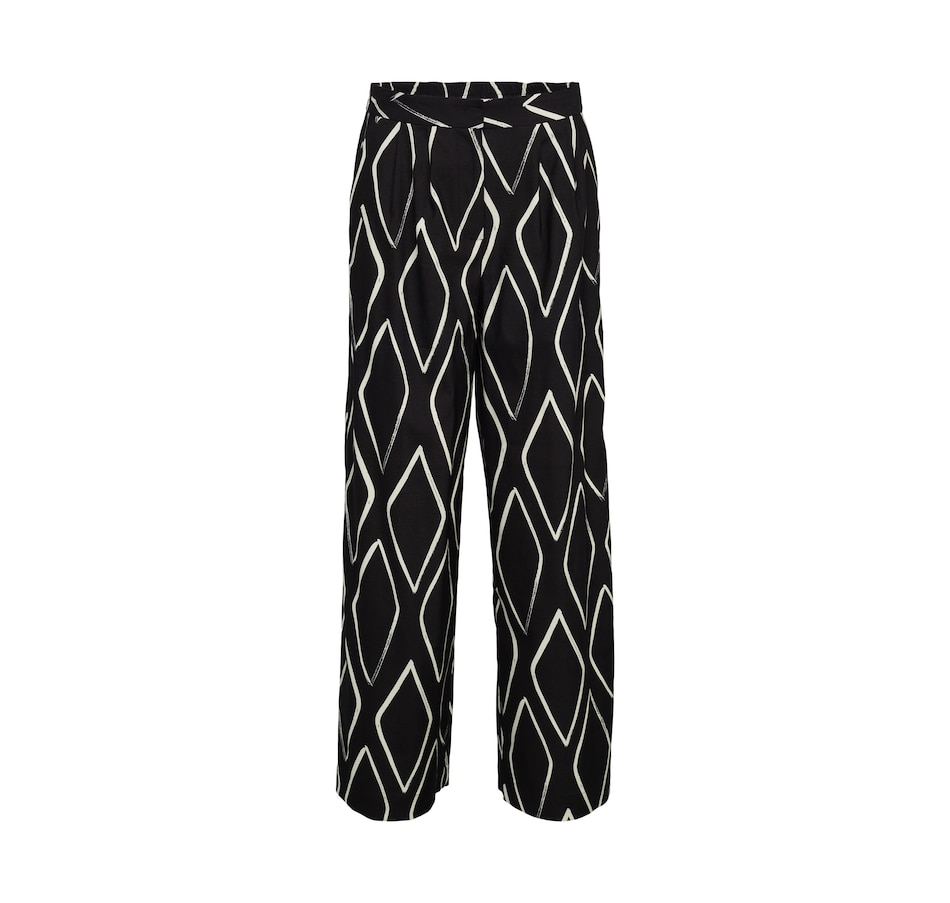 Image 243378_BLK.jpg, Product 243-378 / Price $44.33, Esprit Wide Leg Printed Pant from Esprit on TSC.ca's Fashion department