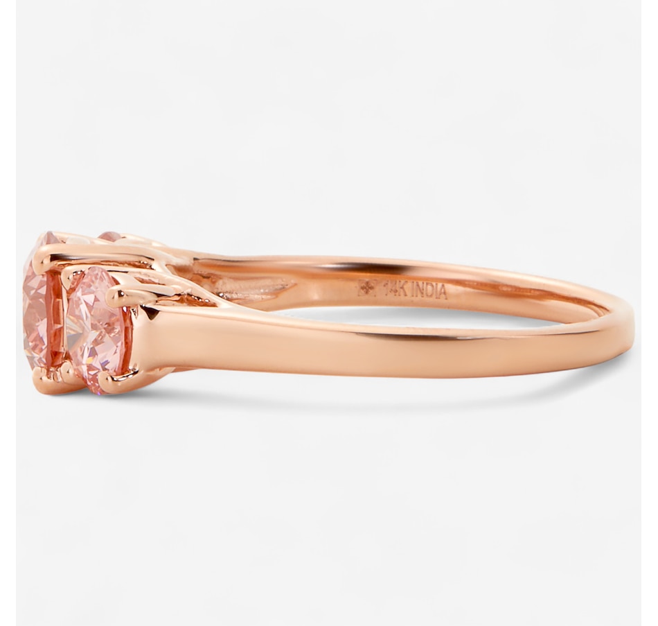 Image 243416_ALTMORE1.jpg, Product 243-416 / Price $1,799.99, EVERA Diamonds 14K Gold 2.00 ctw Pink Diamond Trinity Ring from Evera Diamonds on TSC.ca's Jewellery department