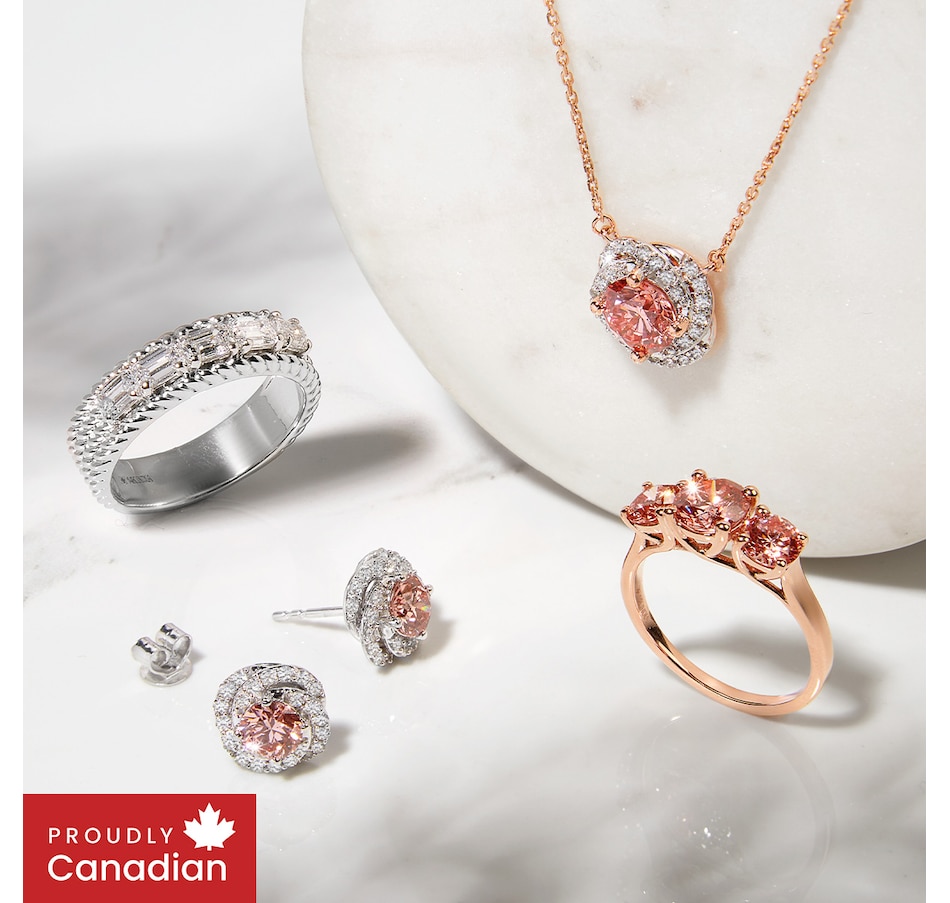 Image 243416_ALTMORE100.jpg, Product 243-416 / Price $1,799.99, EVERA Diamonds 14K Gold 2.00 ctw Pink Diamond Trinity Ring from Evera Diamonds on TSC.ca's Jewellery department