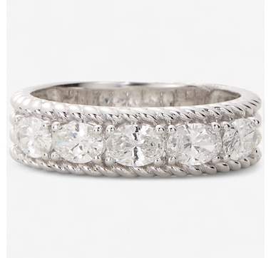 EVERA Diamonds 14K Gold 1.00 ctw Diamond Band