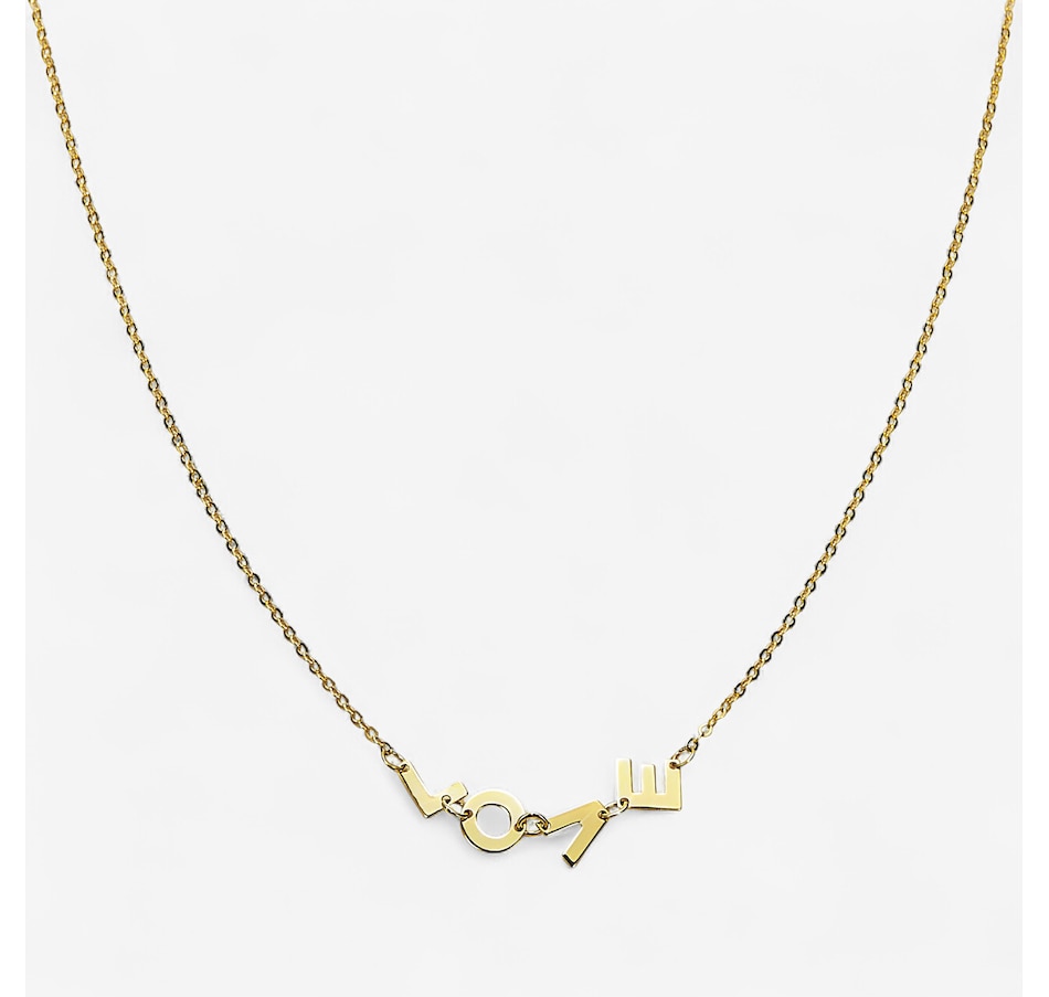 Image 243426.jpg, Product 243-426 / Price $149.99, TruGold 10K Yellow Gold Side Love Necklace from TruGold on TSC.ca's Jewellery department